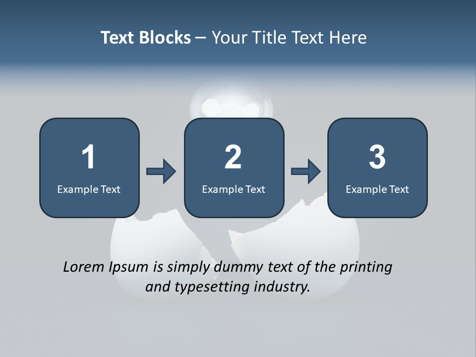 Abstract Horizontal Glowing PowerPoint Template