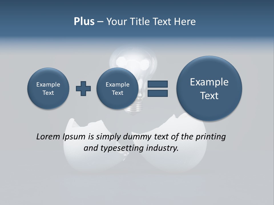 Abstract Horizontal Glowing PowerPoint Template