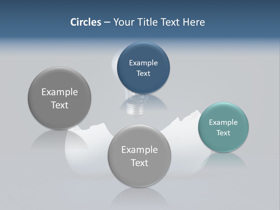 Abstract Horizontal Glowing PowerPoint Template