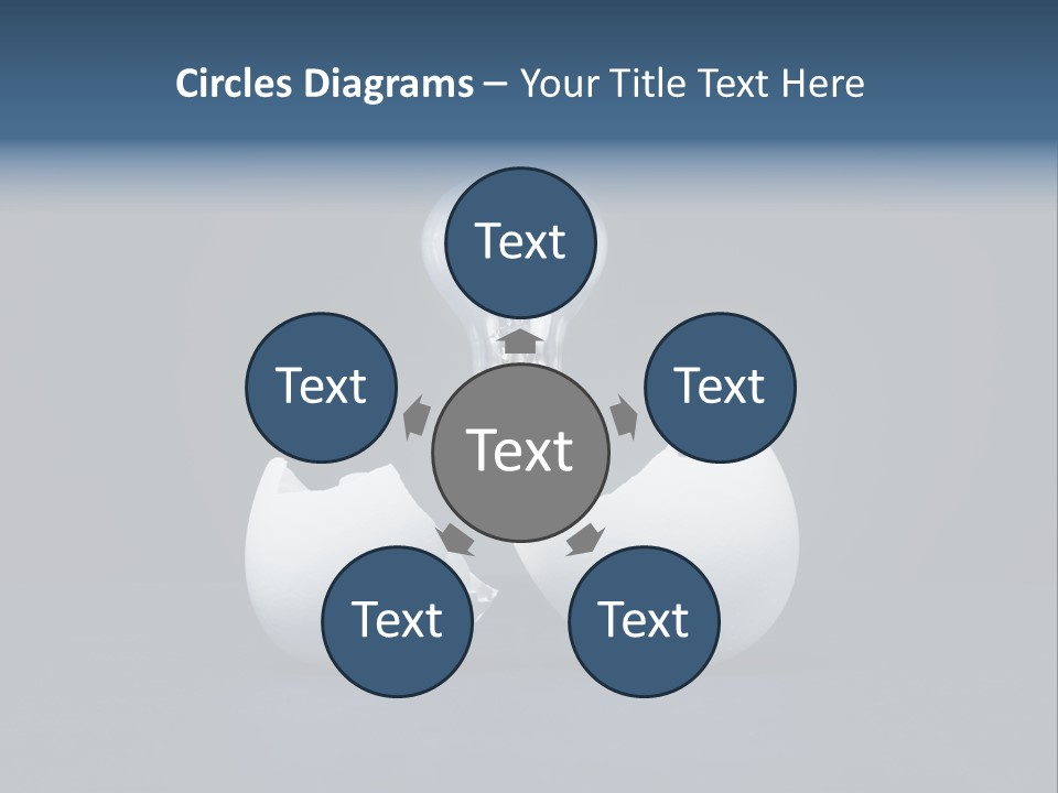 Abstract Horizontal Glowing PowerPoint Template