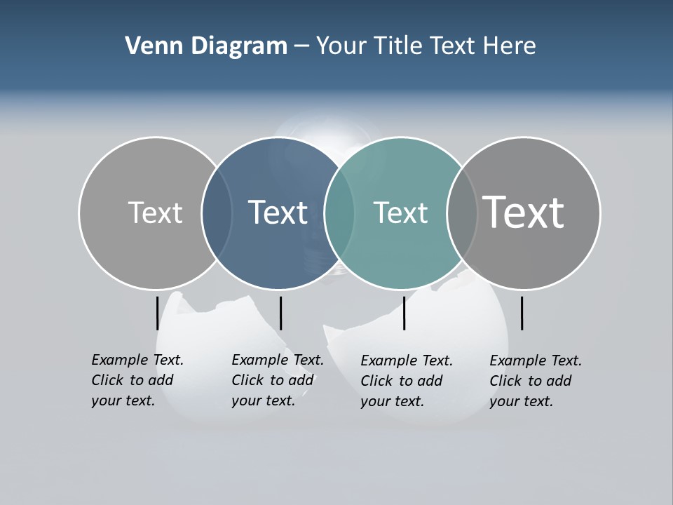 Abstract Horizontal Glowing PowerPoint Template