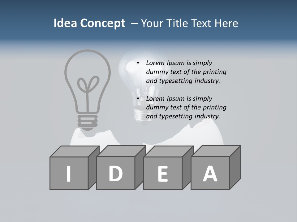 Abstract Horizontal Glowing PowerPoint Template