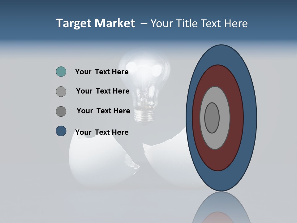 Abstract Horizontal Glowing PowerPoint Template