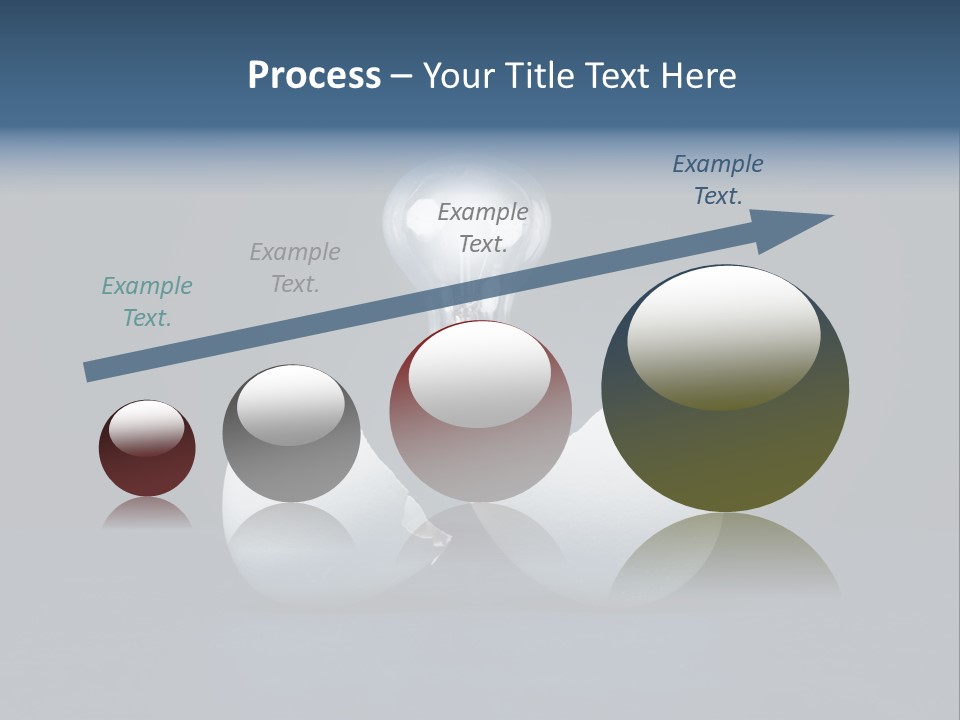 Abstract Horizontal Glowing PowerPoint Template