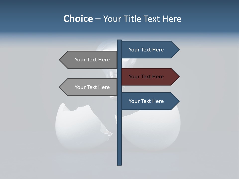 Abstract Horizontal Glowing PowerPoint Template