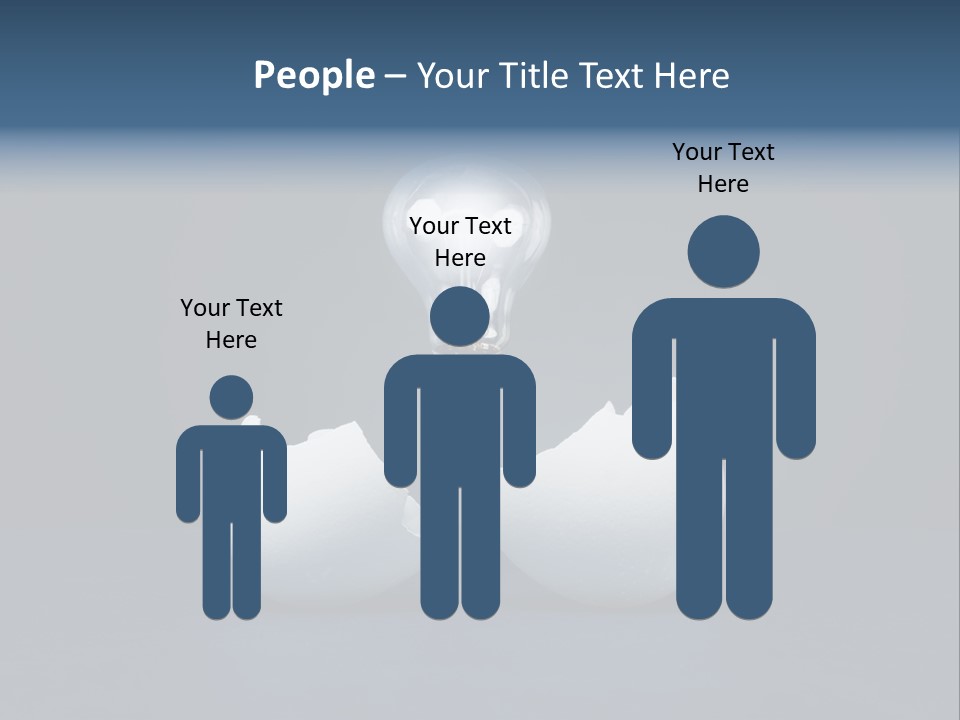 Abstract Horizontal Glowing PowerPoint Template