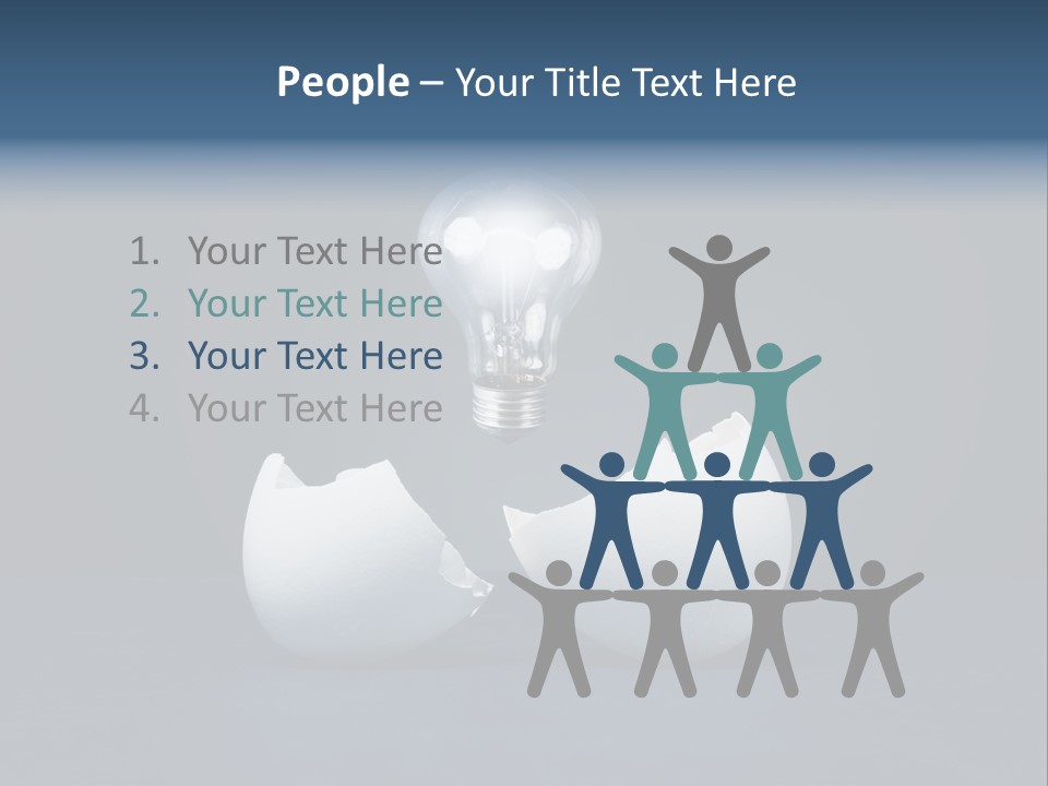 Abstract Horizontal Glowing PowerPoint Template