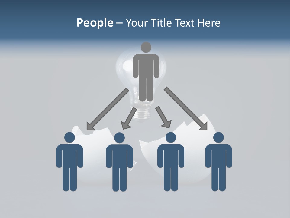 Abstract Horizontal Glowing PowerPoint Template