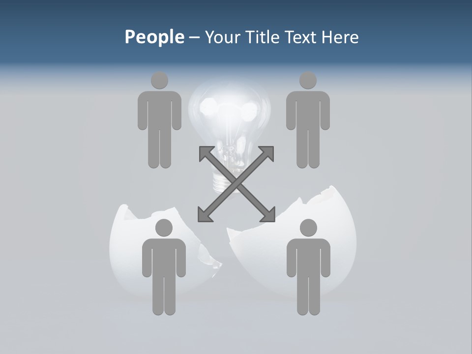 Abstract Horizontal Glowing PowerPoint Template