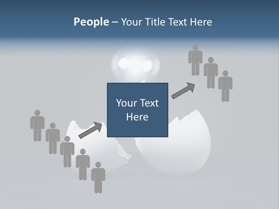 Abstract Horizontal Glowing PowerPoint Template