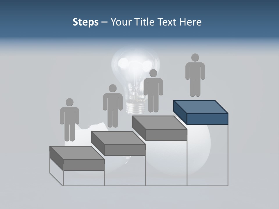 Abstract Horizontal Glowing PowerPoint Template