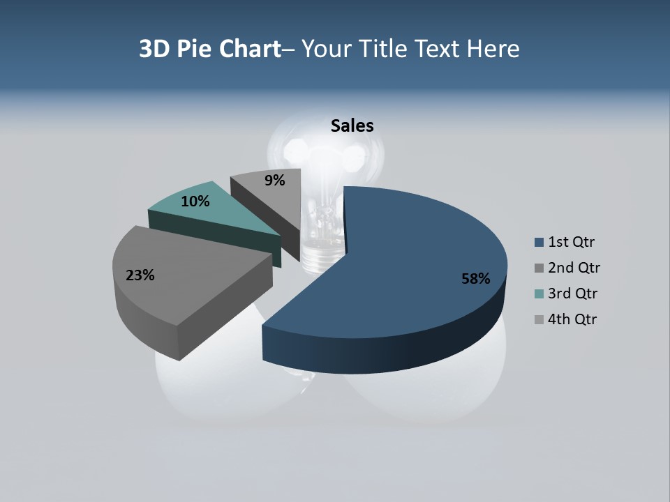 Abstract Horizontal Glowing PowerPoint Template
