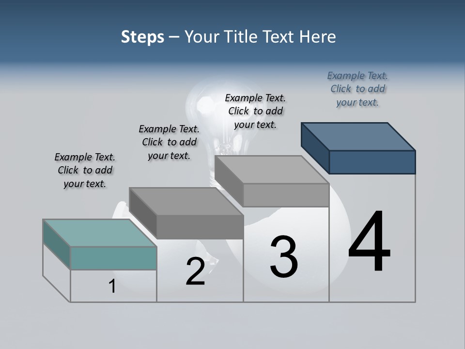 Abstract Horizontal Glowing PowerPoint Template