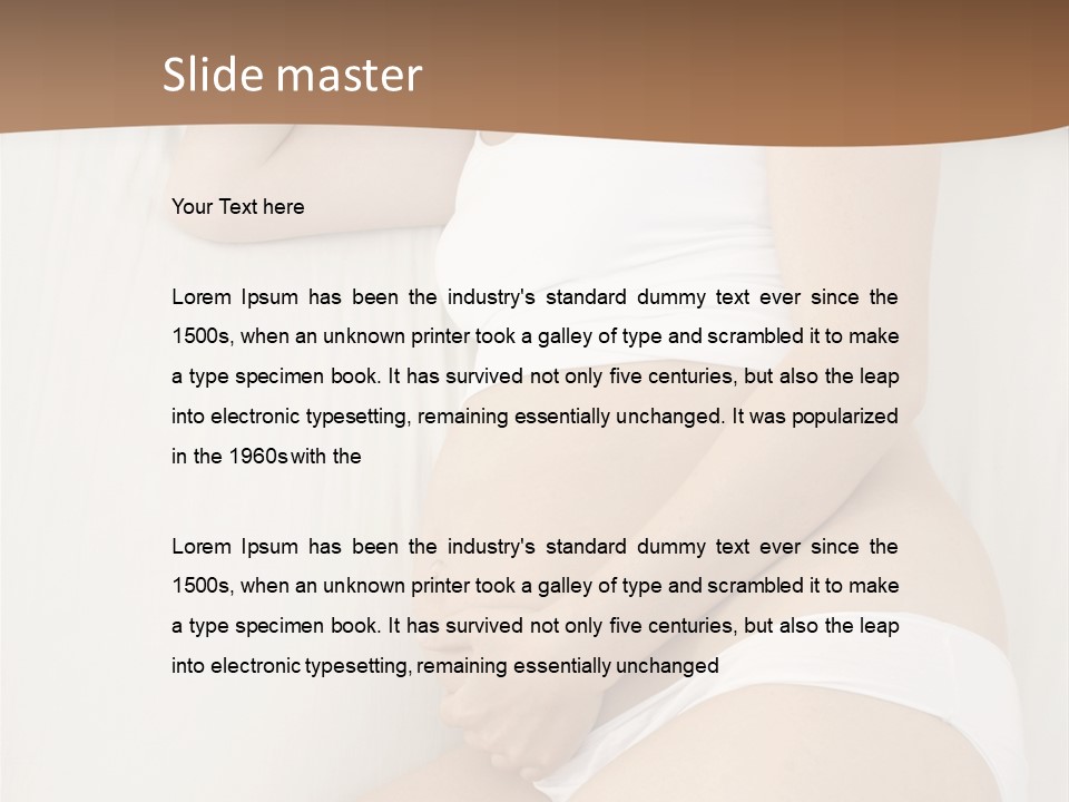 Tummy Upset Portrait PowerPoint Template