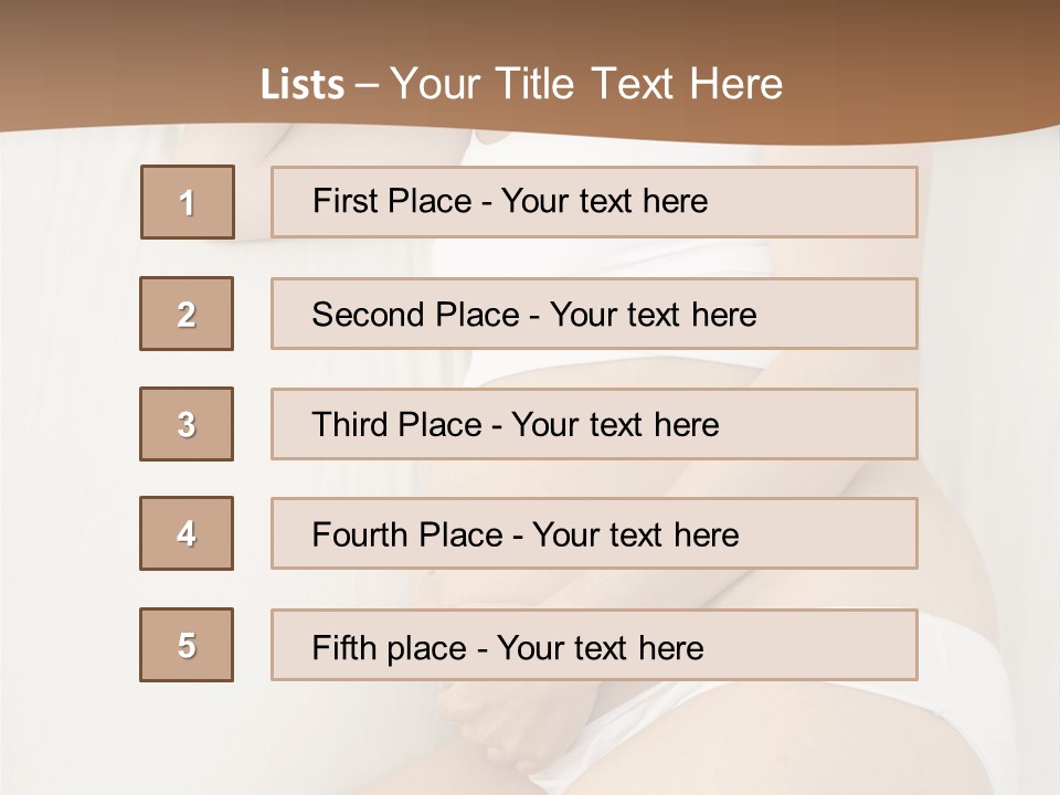 Tummy Upset Portrait PowerPoint Template