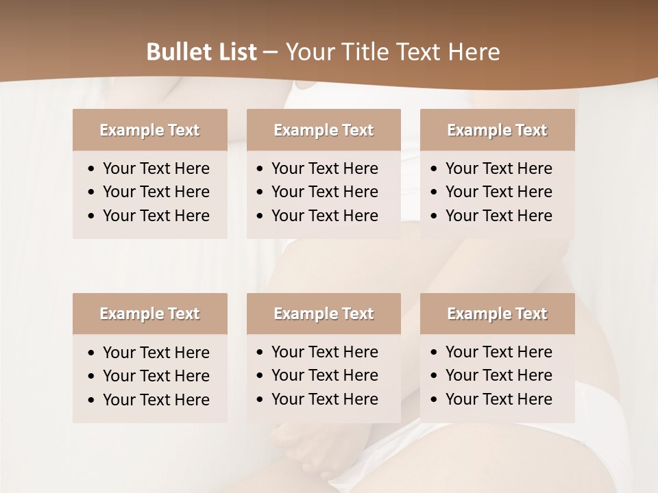 Tummy Upset Portrait PowerPoint Template