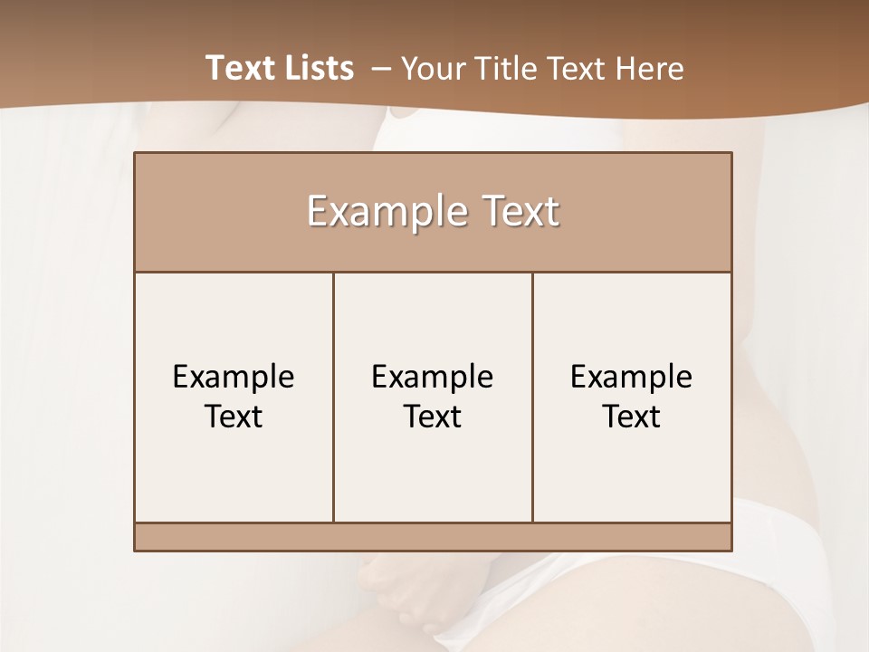 Tummy Upset Portrait PowerPoint Template