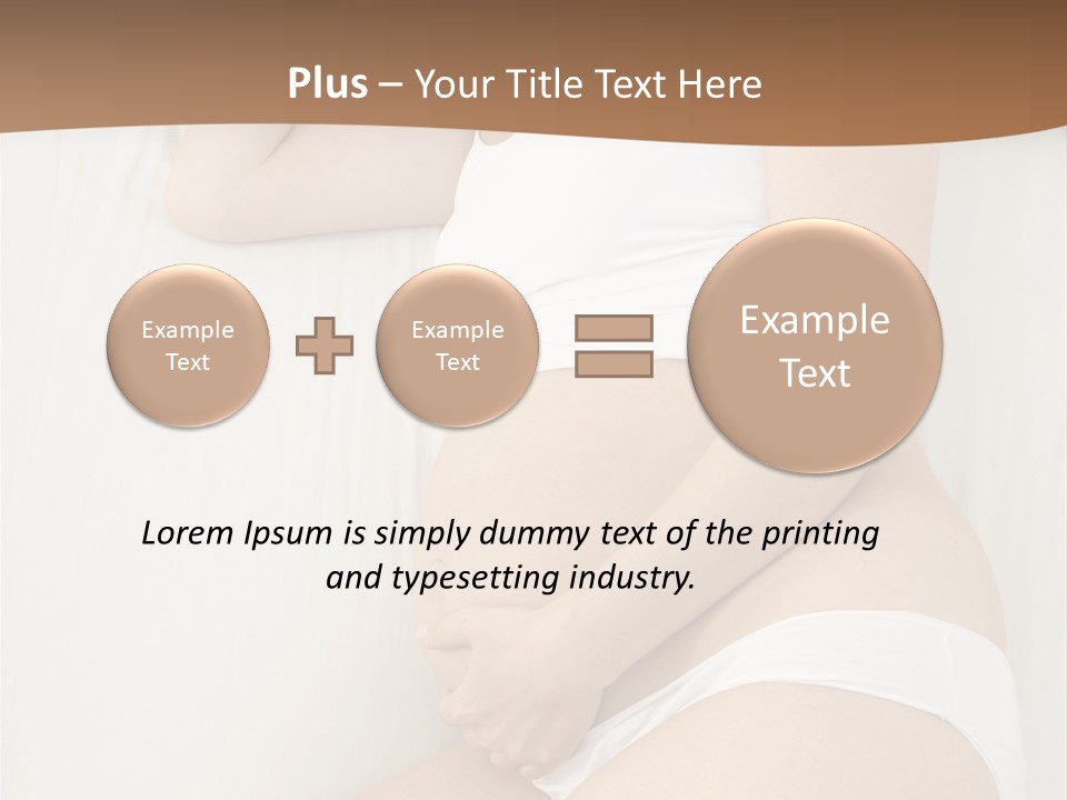 Tummy Upset Portrait PowerPoint Template