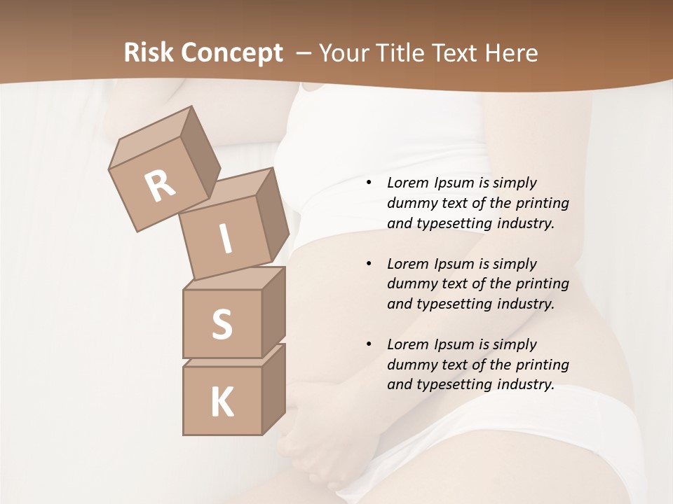 Tummy Upset Portrait PowerPoint Template