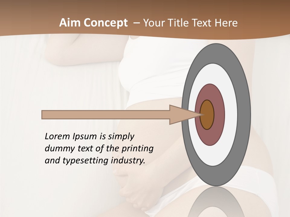 Tummy Upset Portrait PowerPoint Template