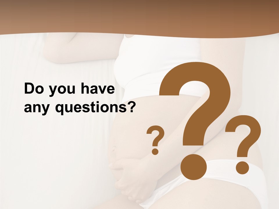 Tummy Upset Portrait PowerPoint Template