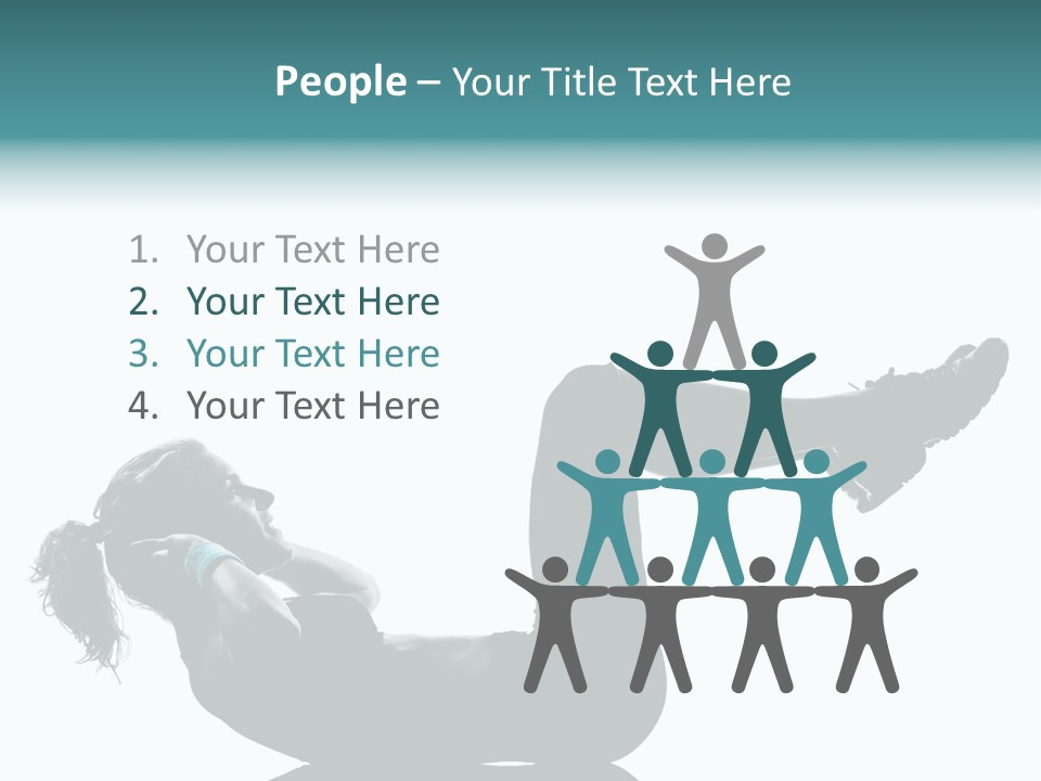 Adults Building Beautiful PowerPoint Template