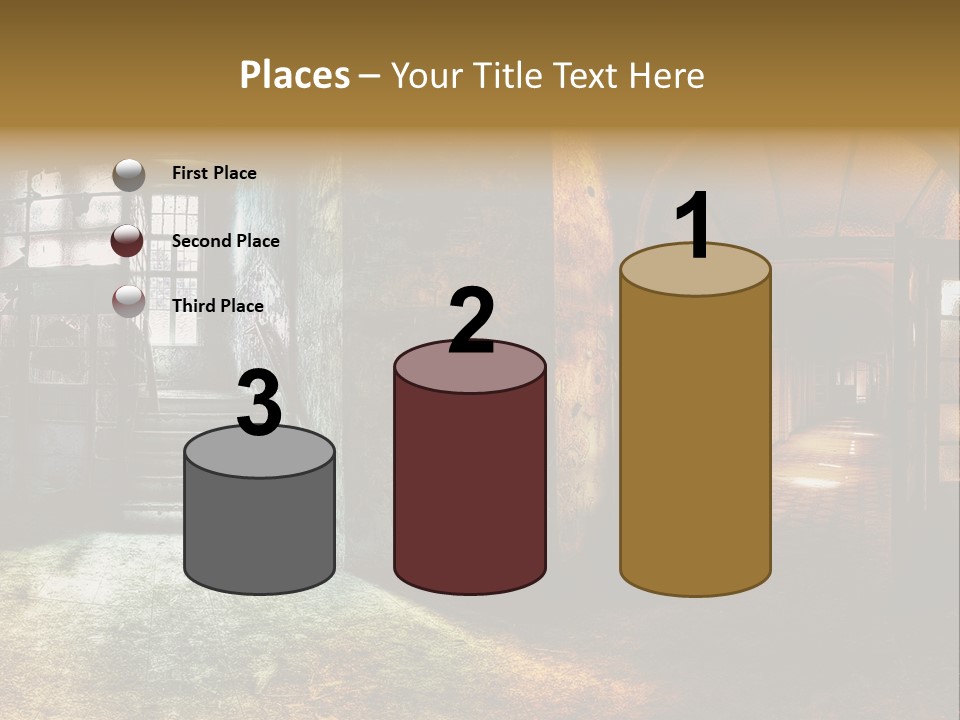 Pattern Ruin Broken PowerPoint Template