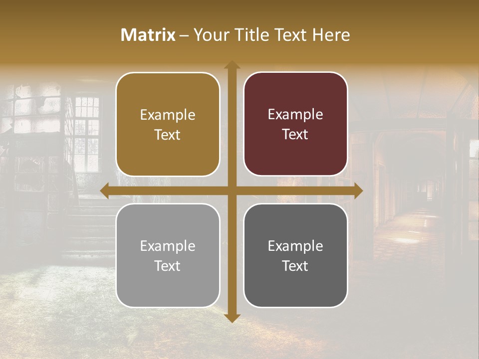 Pattern Ruin Broken PowerPoint Template