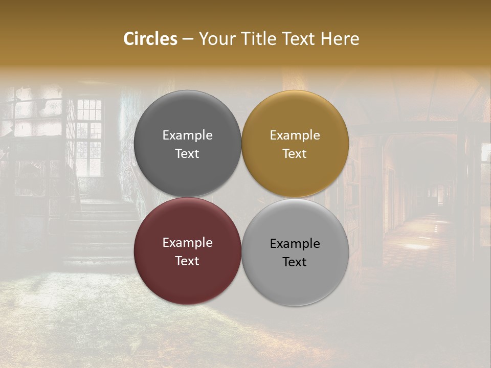 Pattern Ruin Broken PowerPoint Template