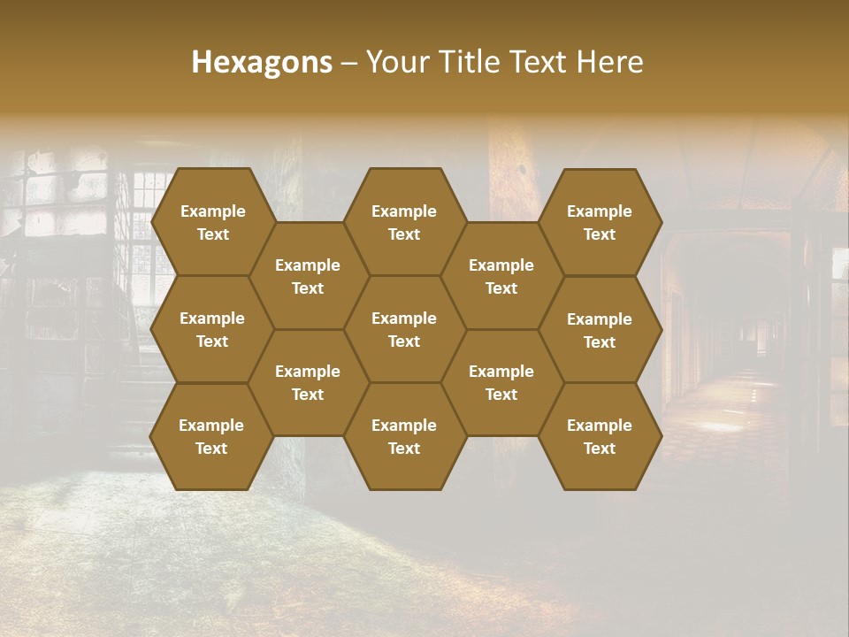 Pattern Ruin Broken PowerPoint Template