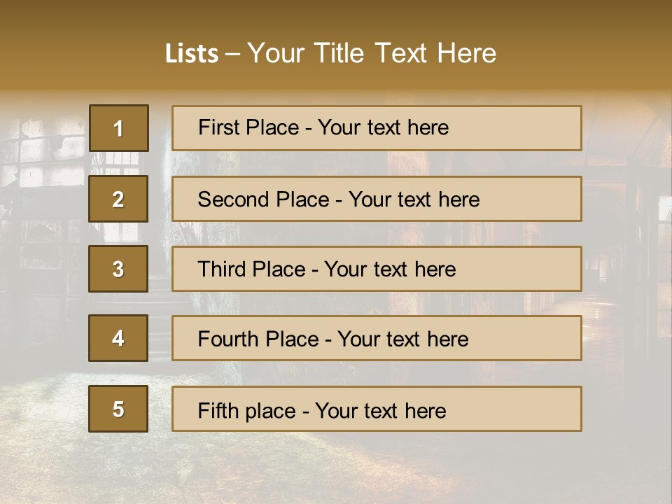 Pattern Ruin Broken PowerPoint Template