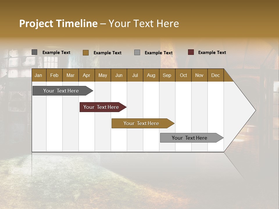Pattern Ruin Broken PowerPoint Template