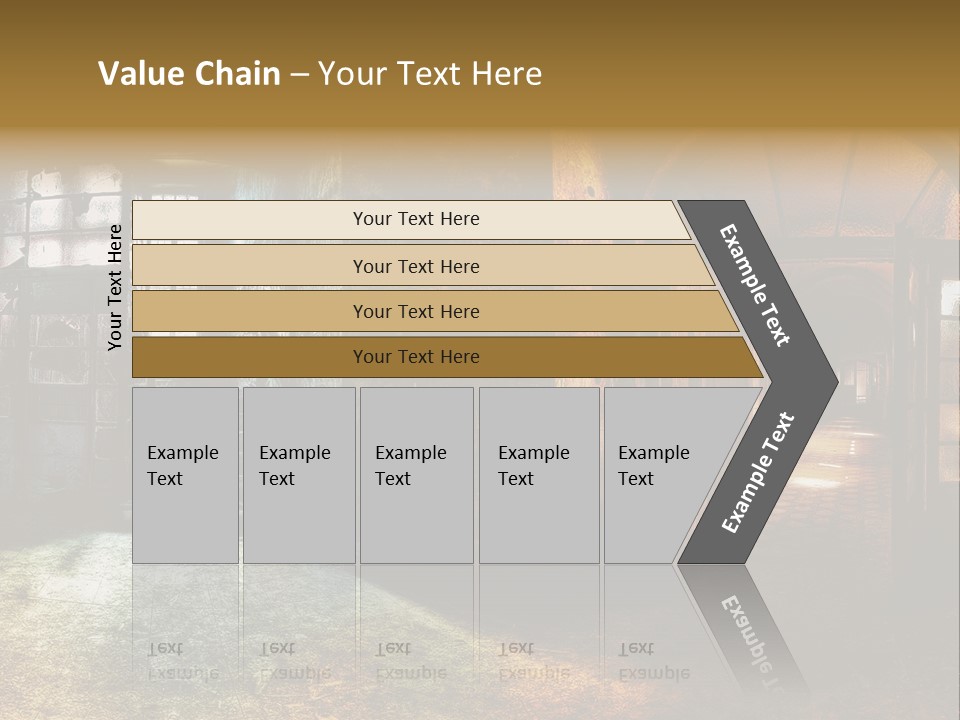 Pattern Ruin Broken PowerPoint Template