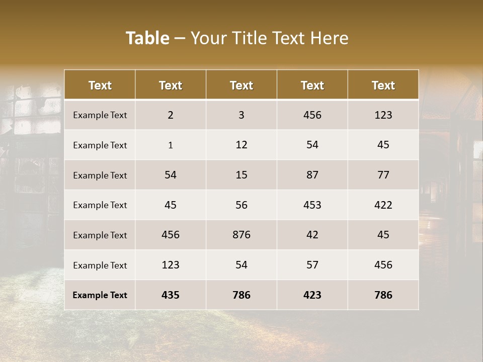 Pattern Ruin Broken PowerPoint Template
