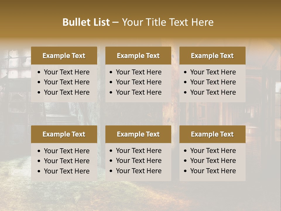 Pattern Ruin Broken PowerPoint Template