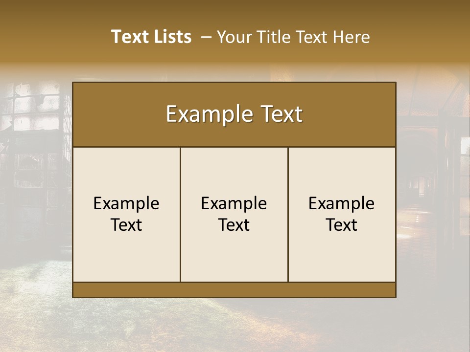 Pattern Ruin Broken PowerPoint Template