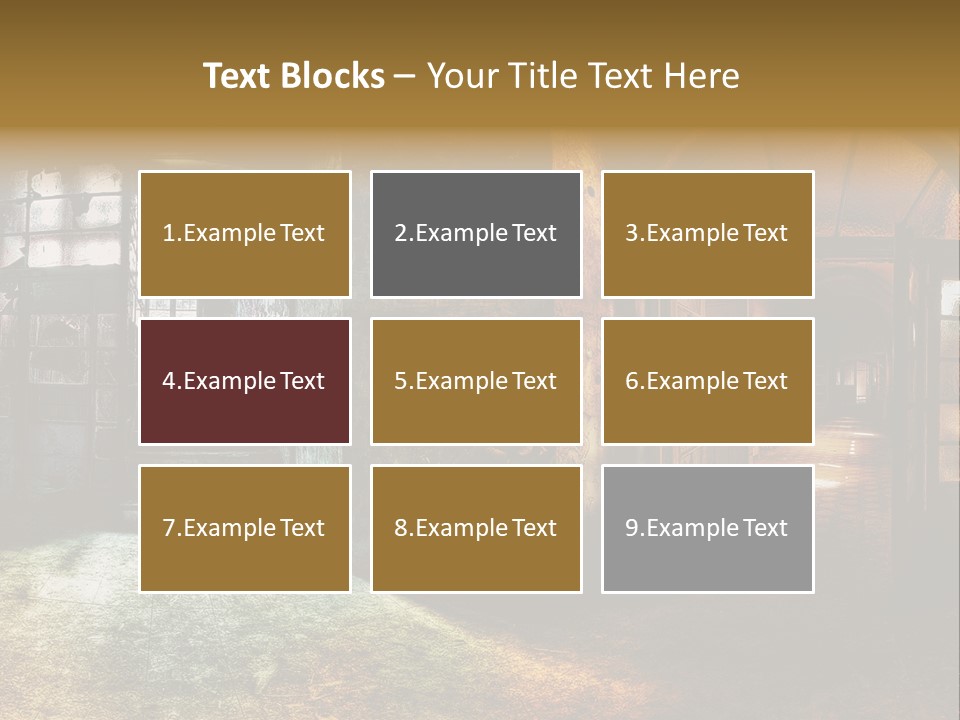 Pattern Ruin Broken PowerPoint Template