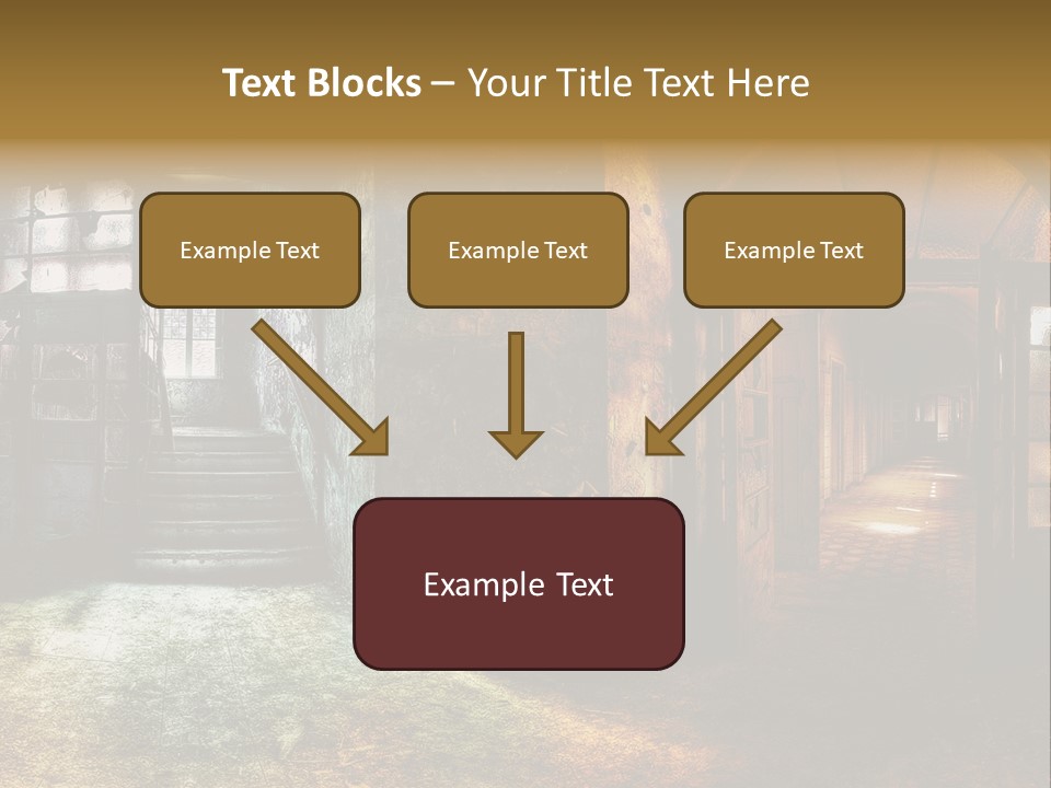 Pattern Ruin Broken PowerPoint Template