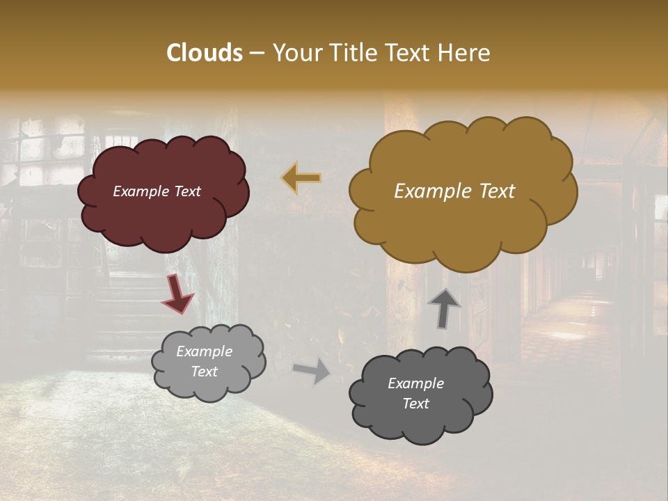 Pattern Ruin Broken PowerPoint Template