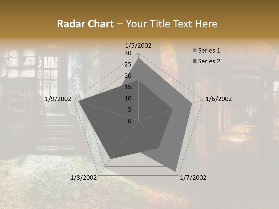 Pattern Ruin Broken PowerPoint Template
