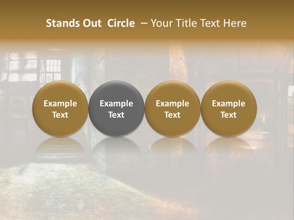 Pattern Ruin Broken PowerPoint Template