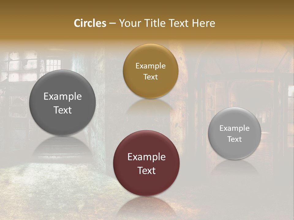 Pattern Ruin Broken PowerPoint Template