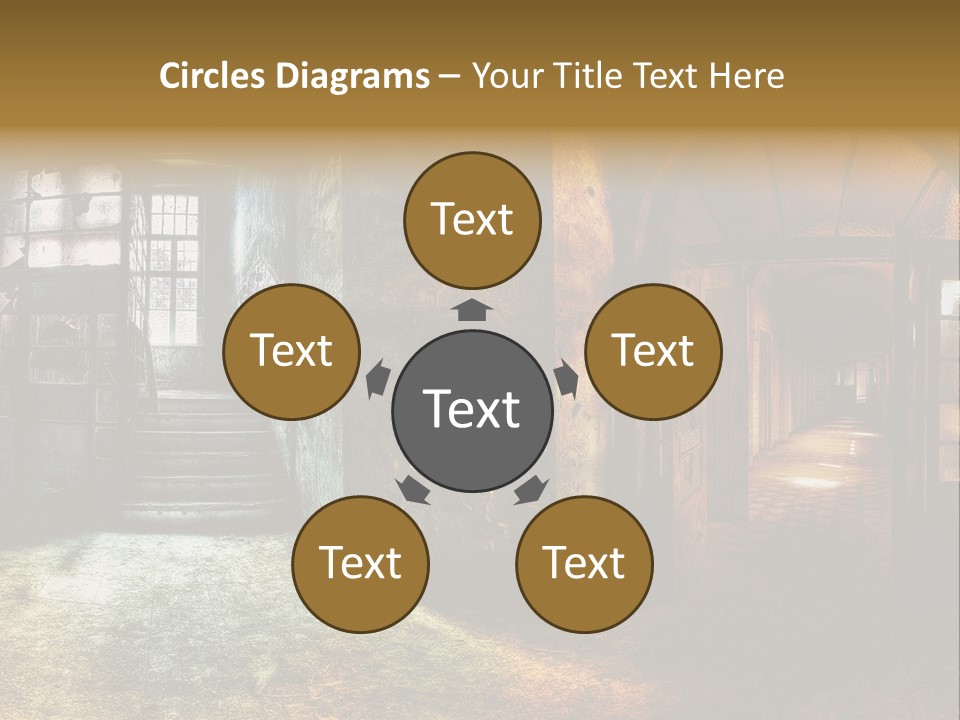 Pattern Ruin Broken PowerPoint Template