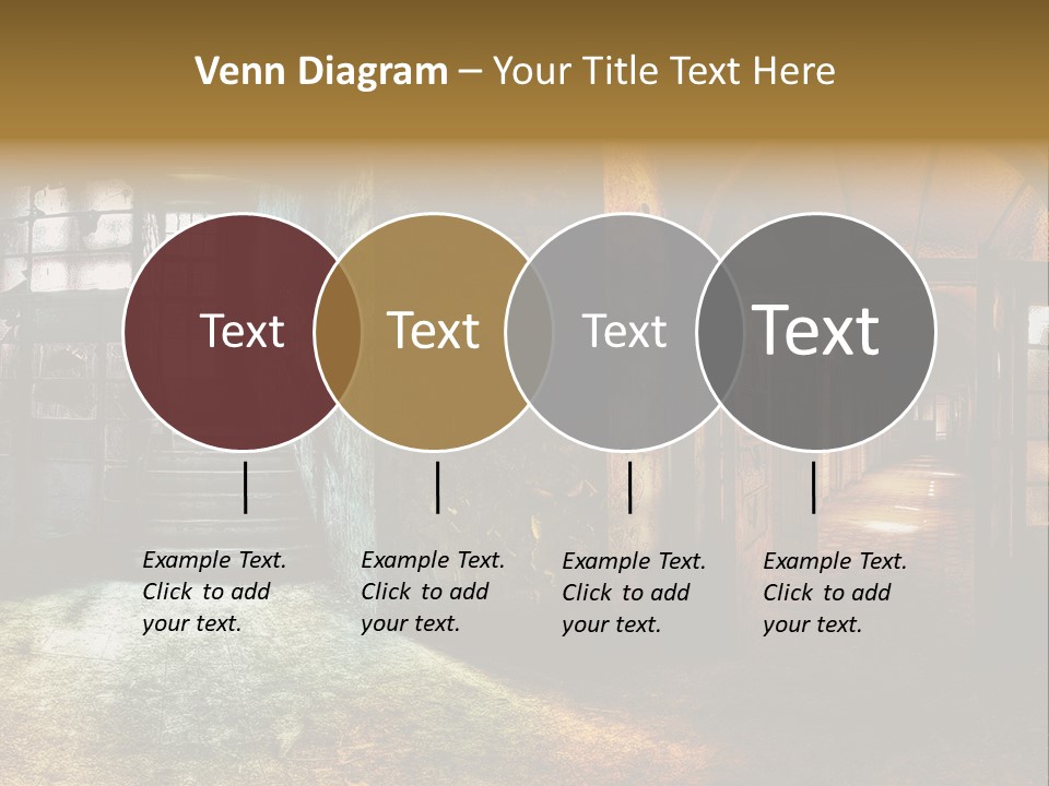 Pattern Ruin Broken PowerPoint Template