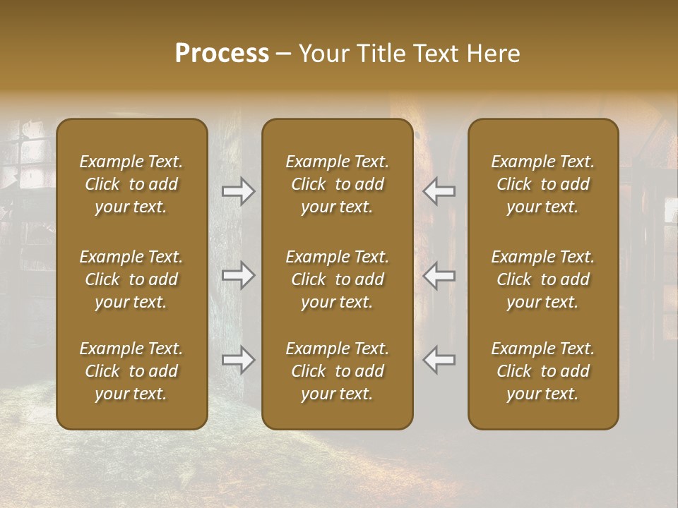 Pattern Ruin Broken PowerPoint Template
