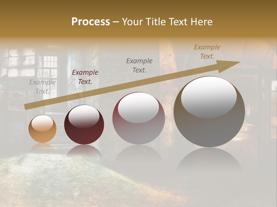 Pattern Ruin Broken PowerPoint Template