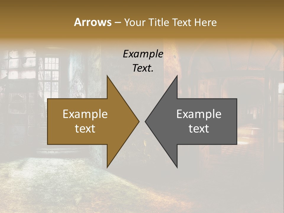 Pattern Ruin Broken PowerPoint Template