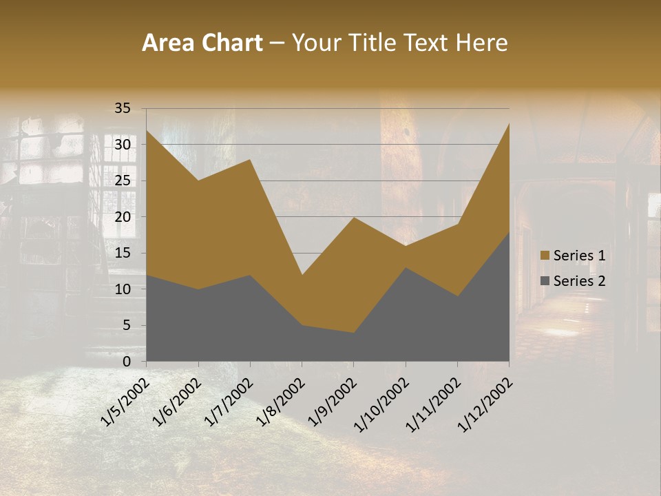 Pattern Ruin Broken PowerPoint Template