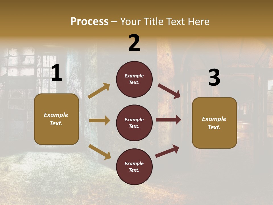 Pattern Ruin Broken PowerPoint Template