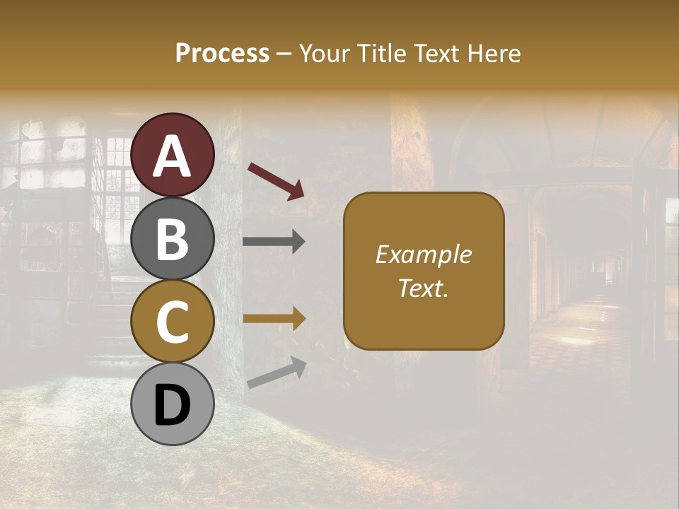 Pattern Ruin Broken PowerPoint Template